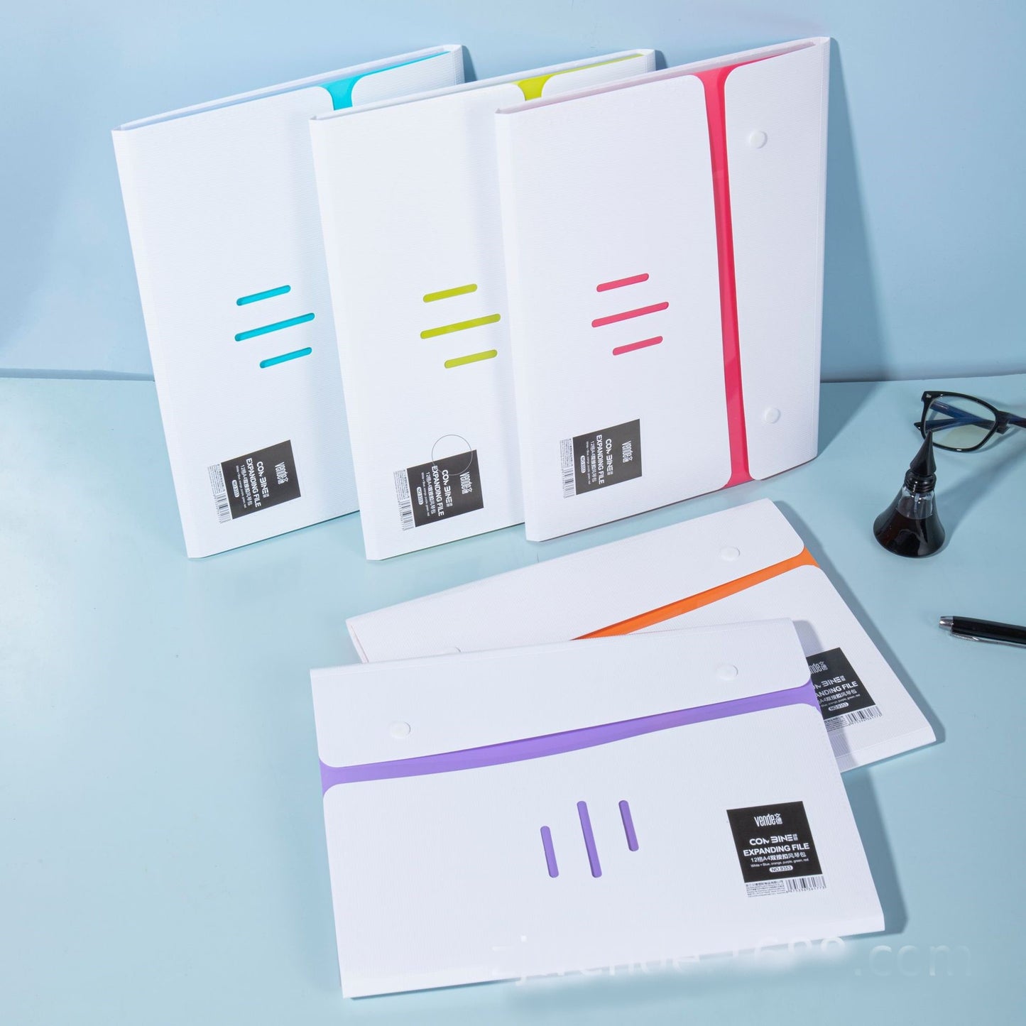 ملف توسيع Original®-9353، 12 جيبًا، مقاس A4 بدون مقبض، 1-6