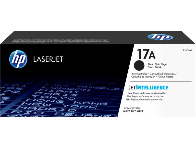 خرطوشة مسحوق حبر أسود أصلية HP 17A Black LaserJet (CF217A)