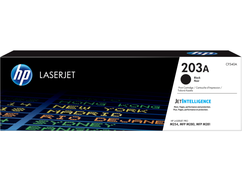 خرطوشة مسحوق حبر أسود أصلية HP 203A Black LaserJet (CF540A)