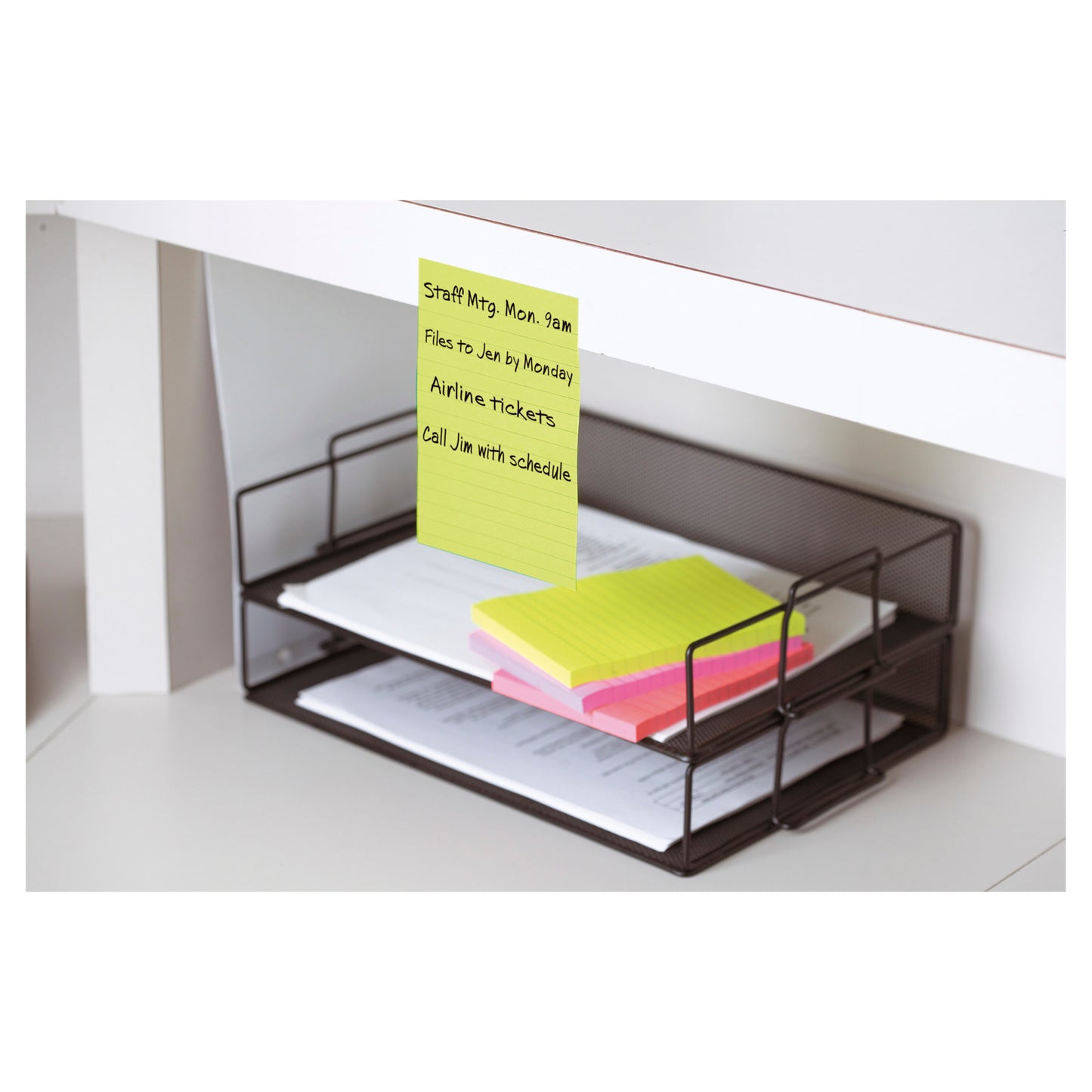 3M Post-it® Notes 659 ، 4 بوصات × 6 بوصات (102 مم × 152 مم) درزن أصفر كناري