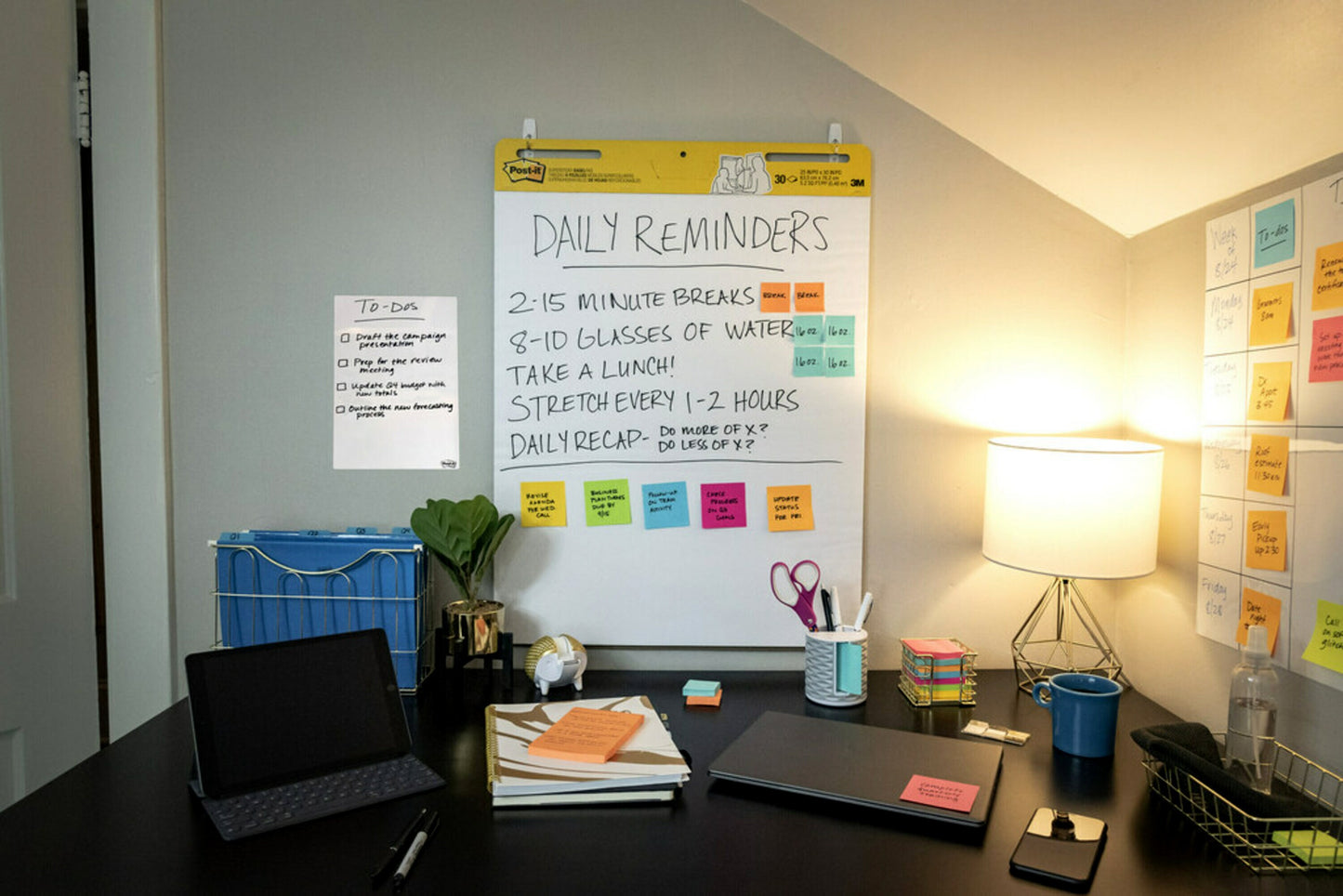 3M Post-it® Notes 659 ، 4 بوصات × 6 بوصات (102 مم × 152 مم) درزن أصفر كناري