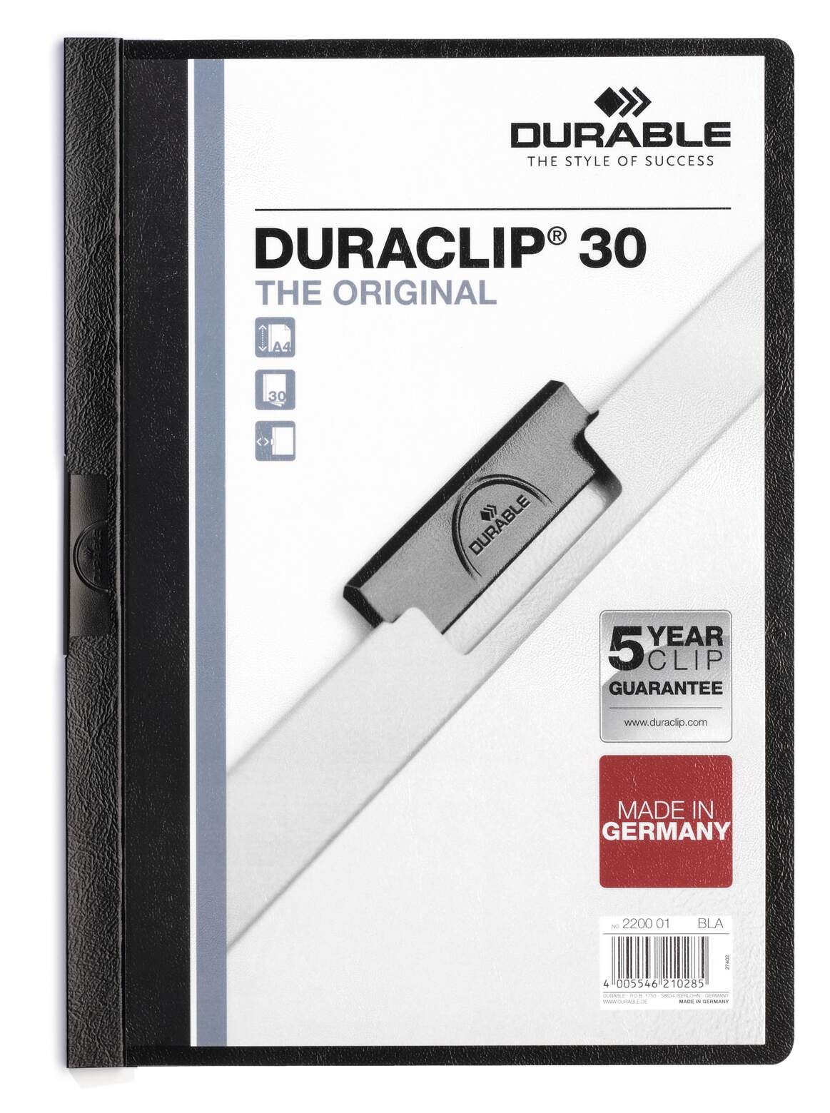 مجلد قصاصات DURACLIP® 30 A4 لكل قطعة