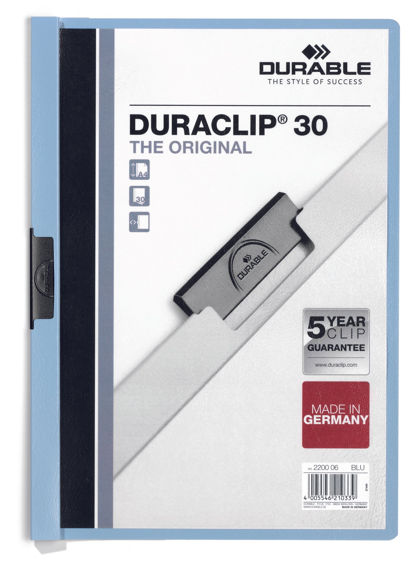 مجلد قصاصات DURACLIP® 30 A4 لكل قطعة
