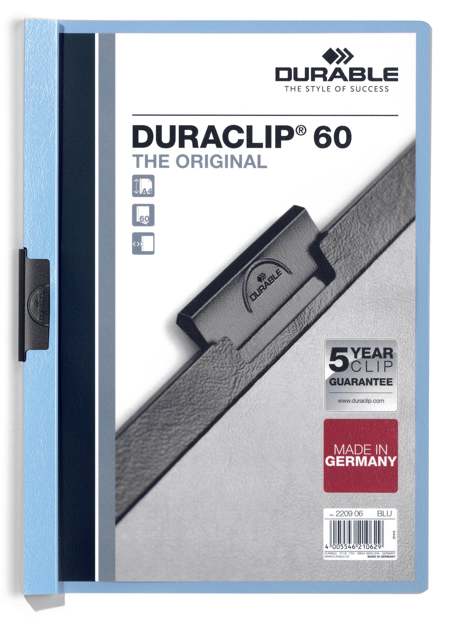 مجلد قصاصات DURACLIP® 60 A4 لكل قطعة