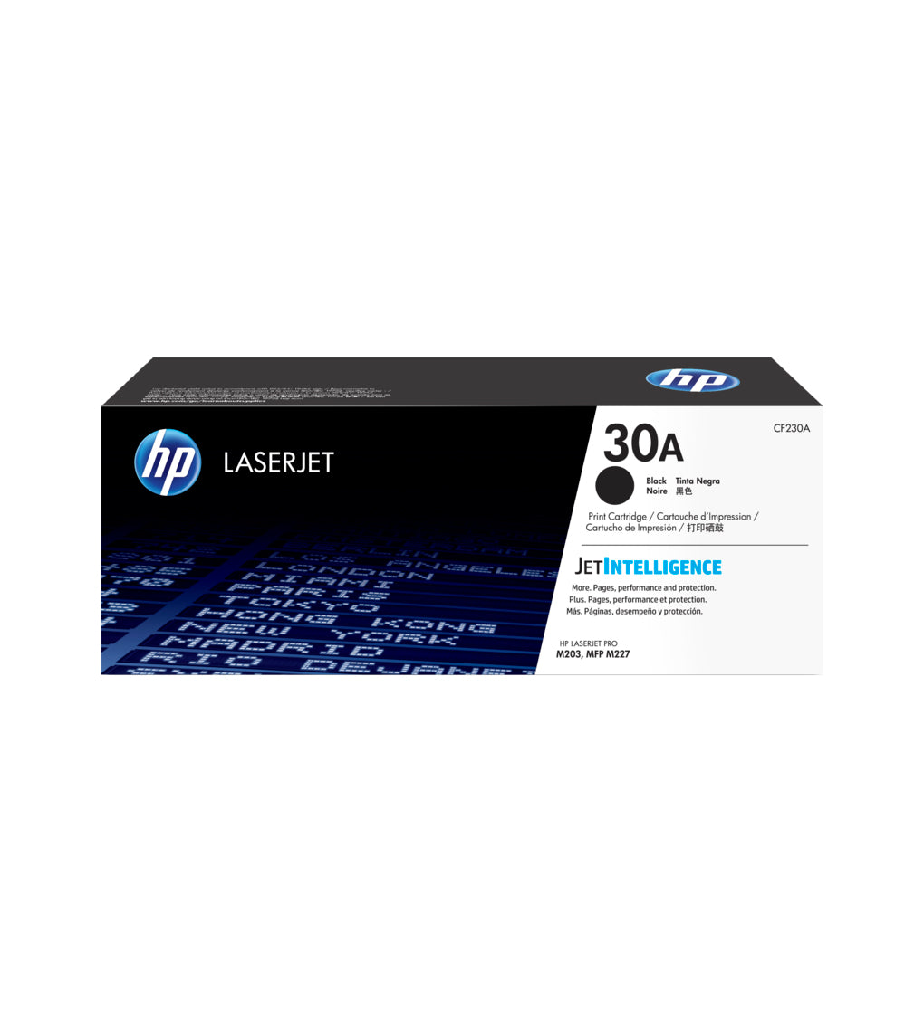 خرطوشة مسحوق حبر أسود أصلية HP 30A Black LaserJet (CF230A)