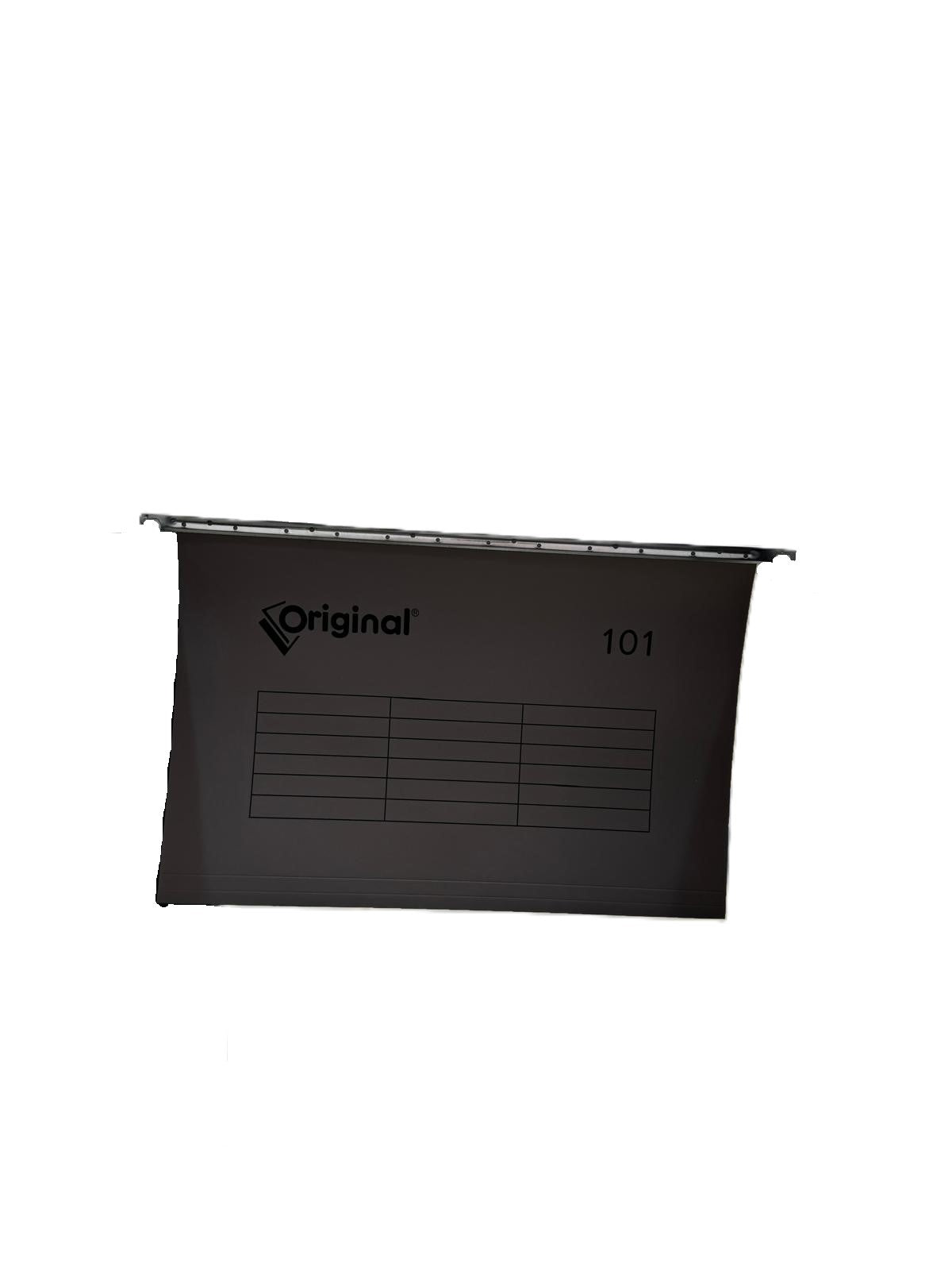 مجلد تلسكوبي Original®-Economy 101 بلون سادة، عمودان للتعليق، كل صندوق يحتوي على 50 قطعة