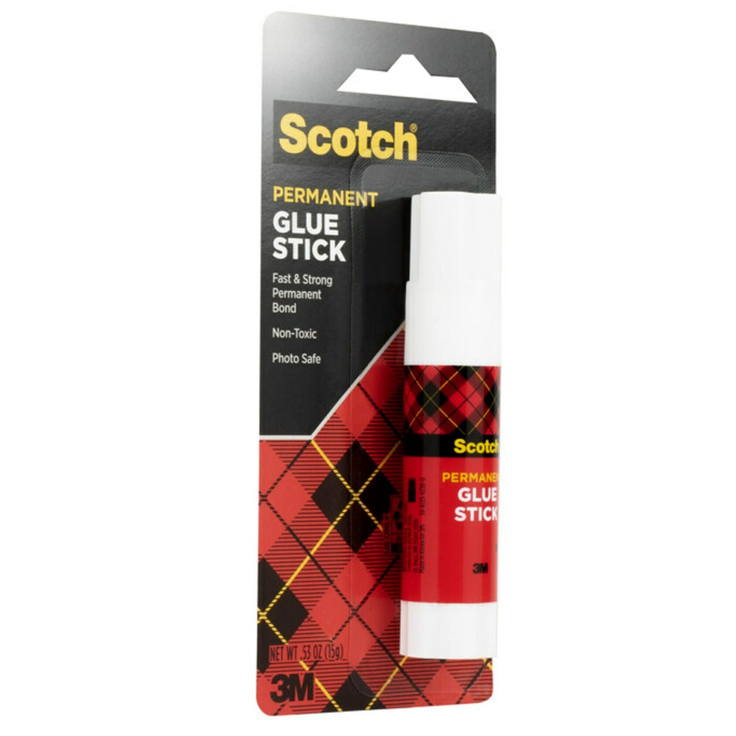 غراء 3M Scotch® White Permanent Glue Stick 6015 15 جرام