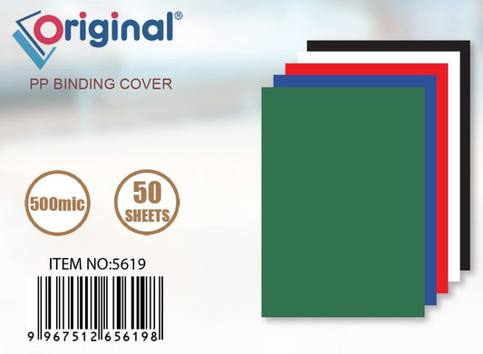 Original Binding Cover Sheets A4 230 G Pack of 100's