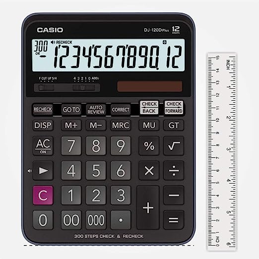Casio Calculator 139 DJ-120D PLUS