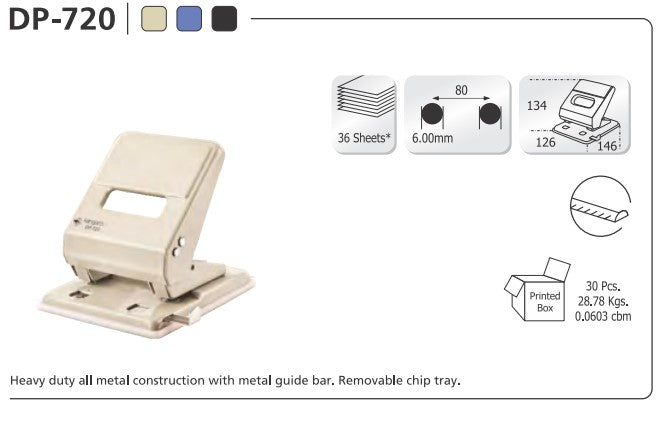 Kangaro Paper Punch 36 ورقة DP 720