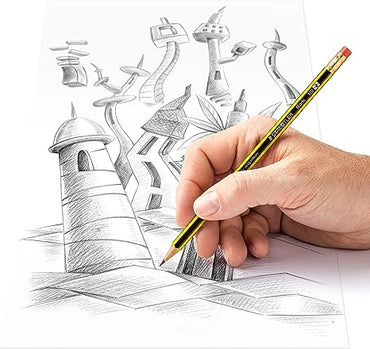 قلم رصاص STAEDTLER NORIS برأس مطاطي