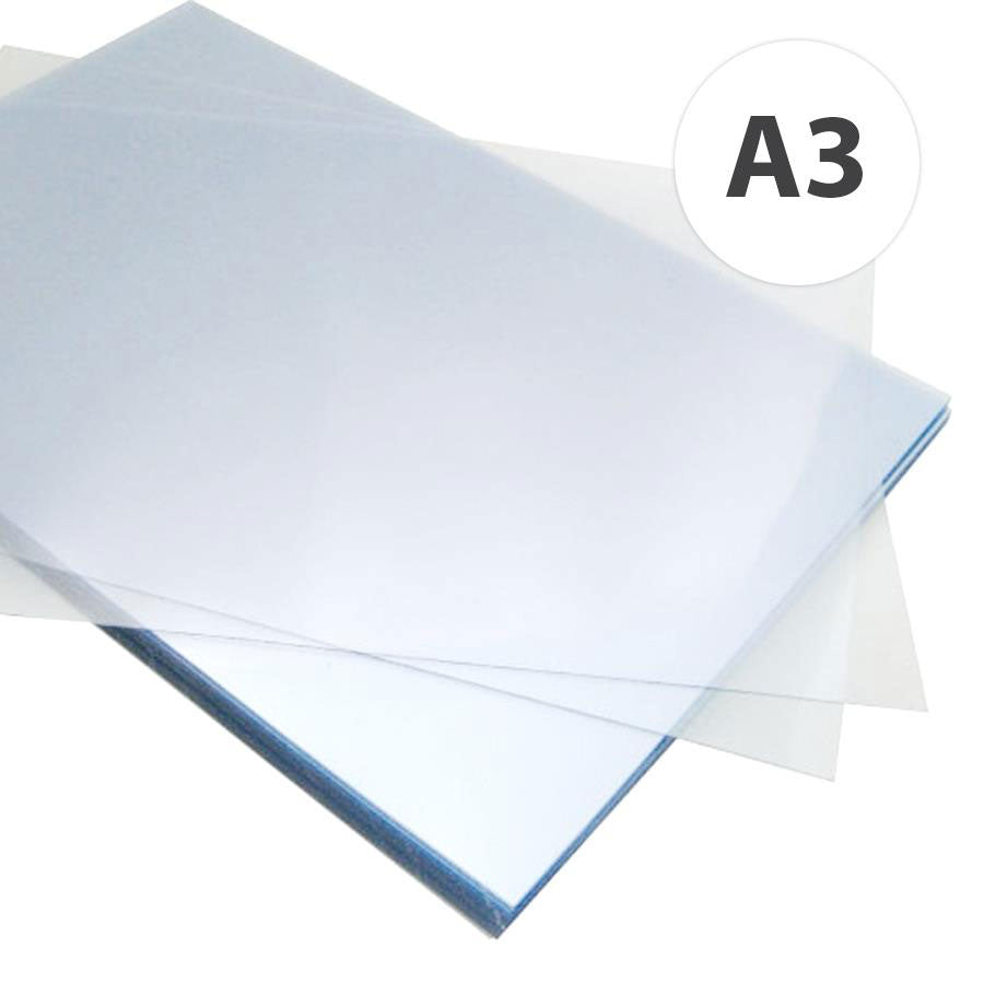 Original PVC Binding Cover A3 Clear 150 MIC 5596 420X297 100 Sheet in Box