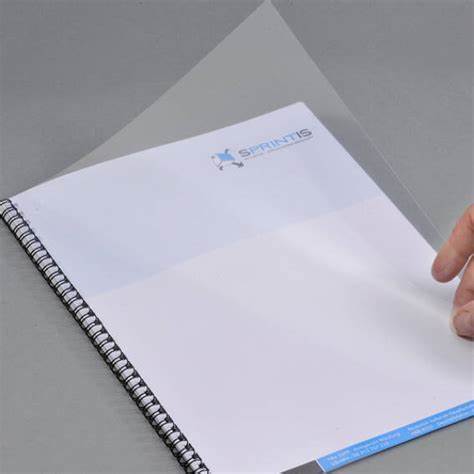 Original PVC Binding Cover Clear 125 MIC