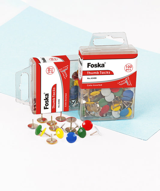 Foska® Color assorted thumb tacks(AS40B)