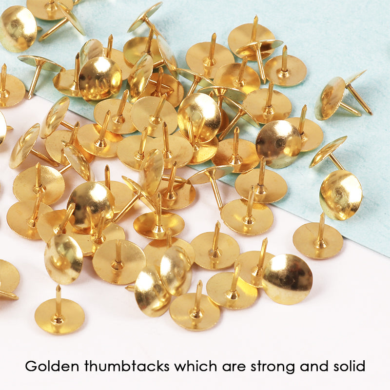 Foska® Golden Thumbtacks(AS40A)