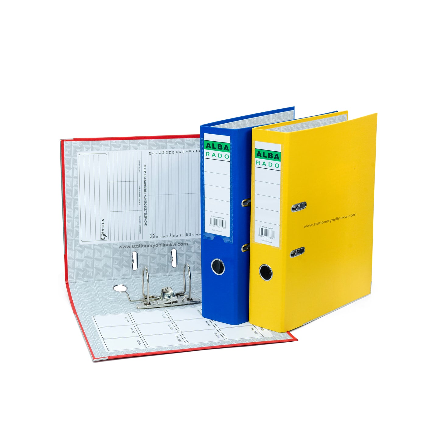 ALBA RADO PP (polypropylene) Color Lever Arch File