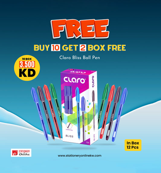 Bliss Ball Pen - 12 Pcs Box Tip 1.0 mm