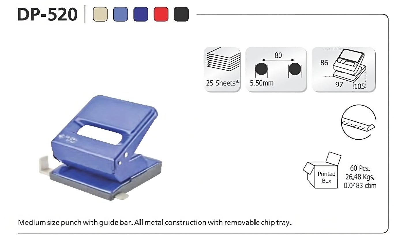 Kangaro Paper Punch 25 Sheets DP520