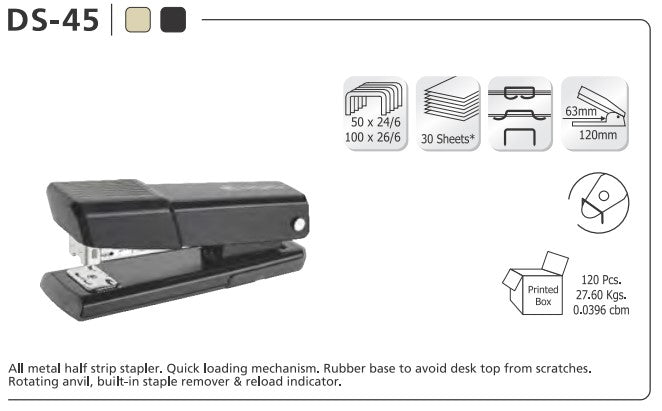 Kangaro Stapler 30 Sheets DS45