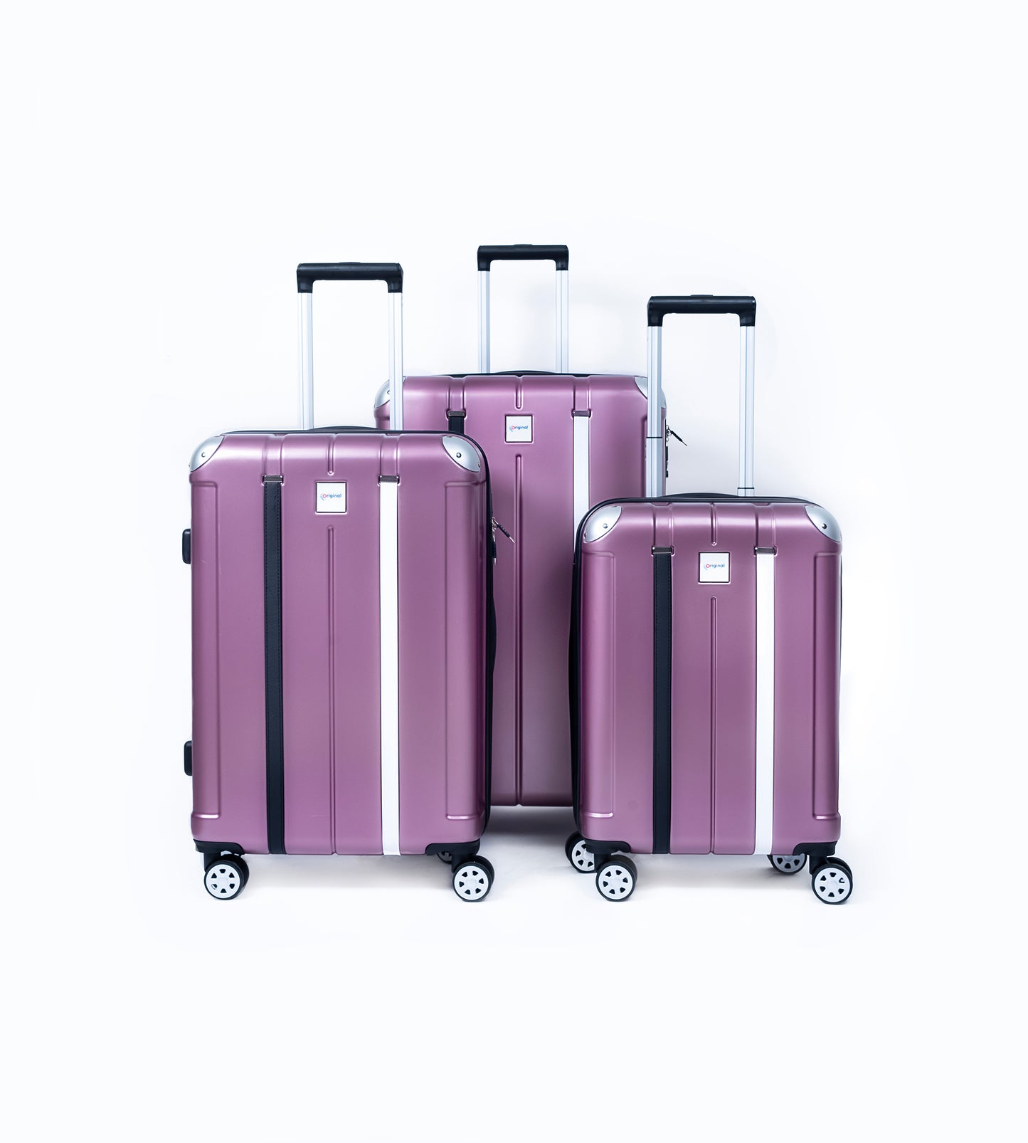 مجموعة حقائب عربة Original®-Mambo/3 مقاس 20 بوصة/24 بوصة/28 بوصة خفيفة الوزن مع عجلات دوارة وقفل TSA من الجانب الصلب