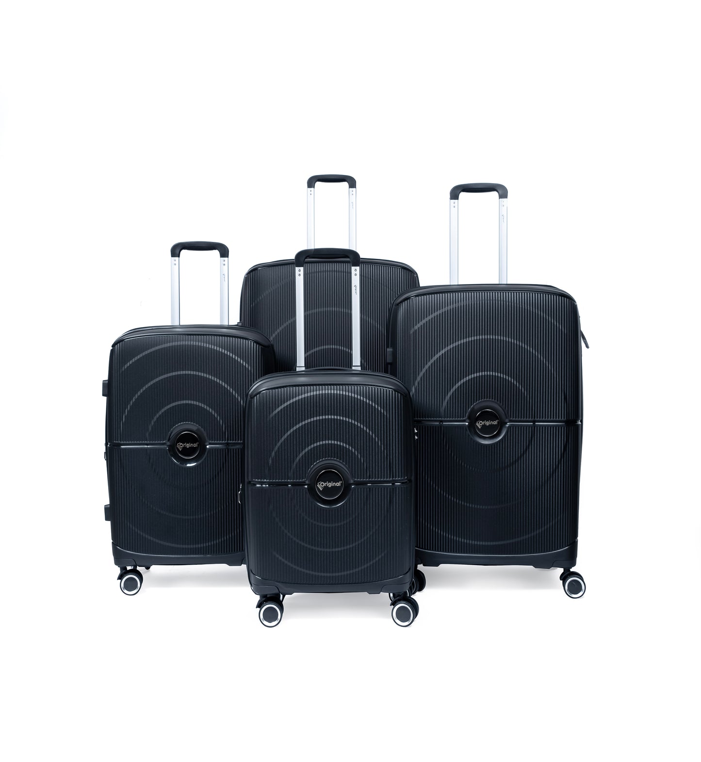 حقيبة سفر أصلية®-مامبو ذات عجلات مستقيمة، مجموعة أمتعة مكونة من 4 قطع، مقاس 20/24/28/32 بوصة.