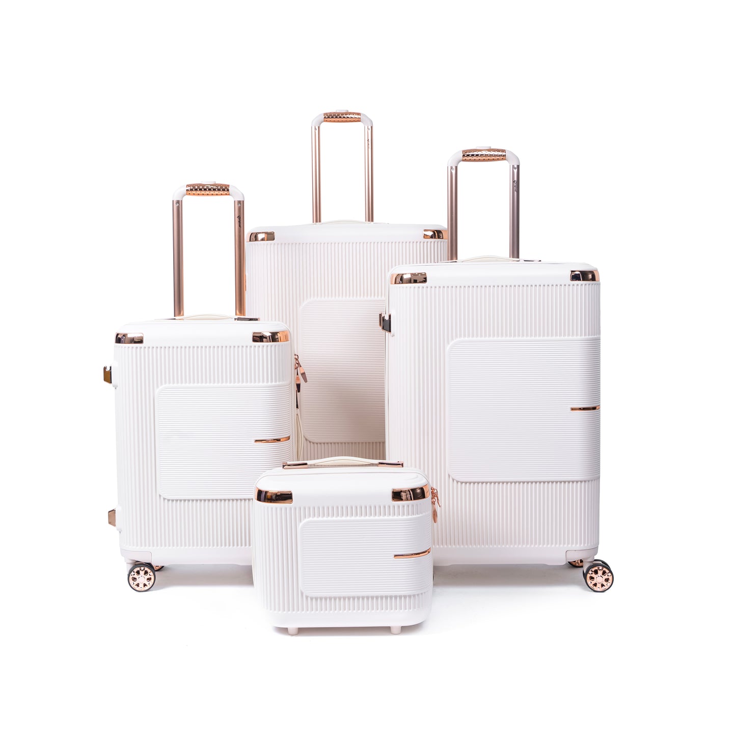 Original®-Trolley Bag 4Pc Luggage Set 20"/24"/28" with 14" Beauty Case (Straight Stripe Style)