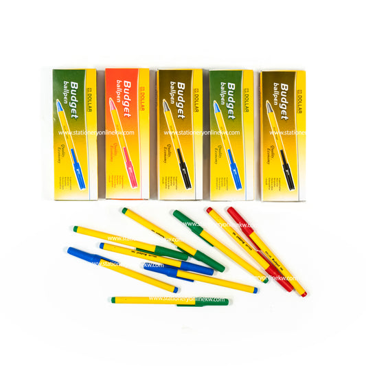 DOLLAR Budget 5 Pkts of Ball Pens