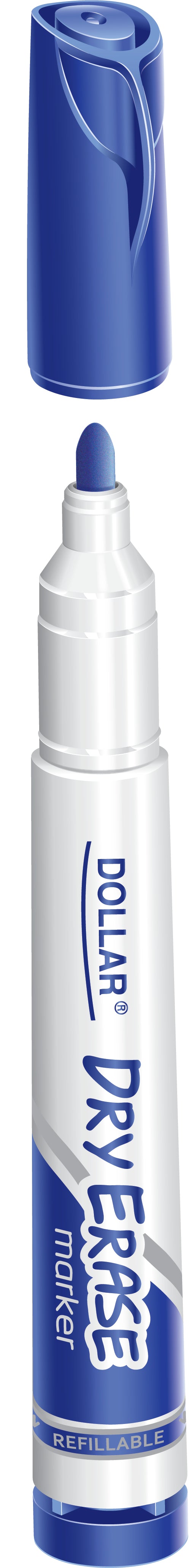 محفظة أقلام دولار ماركر دراي إيريز™ مكونة من 4 قطع (لوحة بيضاء)