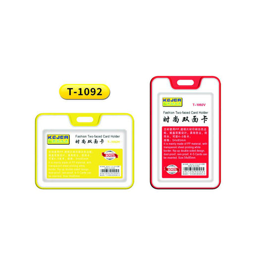 T-1092 Fashion double-sided card Pack of 10's