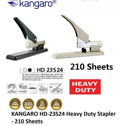 Kangaro Stapler 210 Sheets HD-23S24