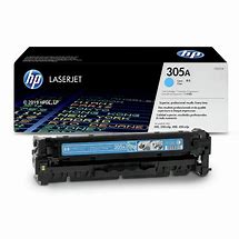 خرطوشة مسحوق حبر أصلية باللون السماوي HP 305A لطابعات LaserJet (CE411A)