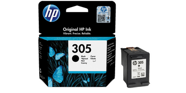 HP 305 Black Original Ink Cartridge (3YM61AE)