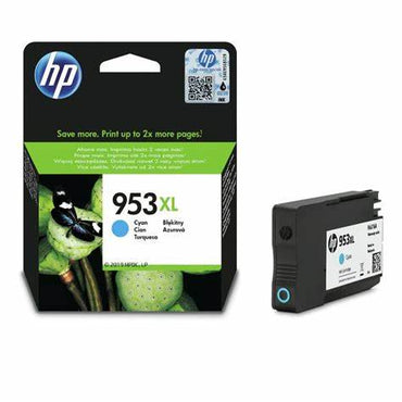 HP 953XL High Yield Cyan Original Ink Cartridge (F6U16AE)