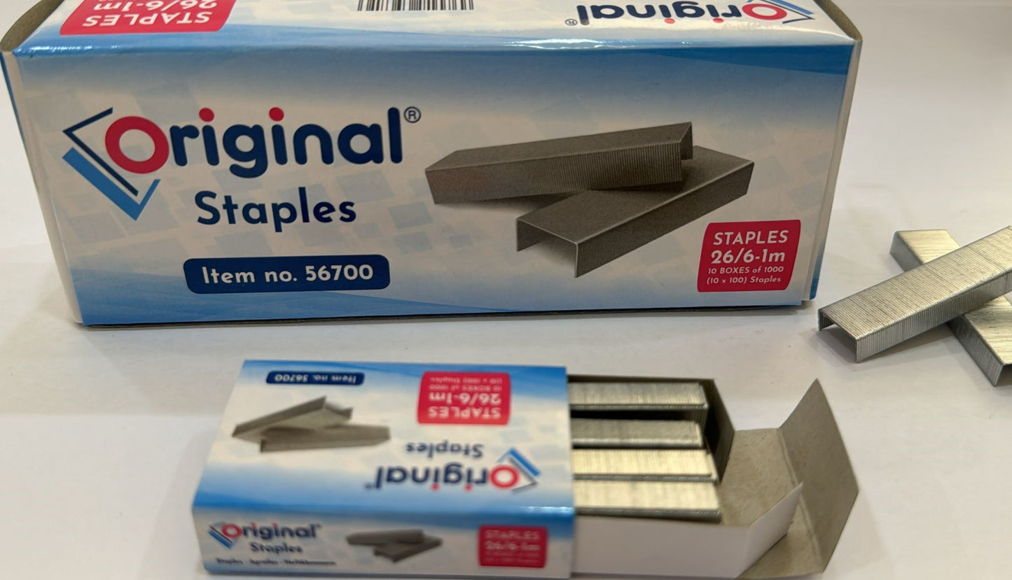 Original® Staples Pin 26/6-1M
