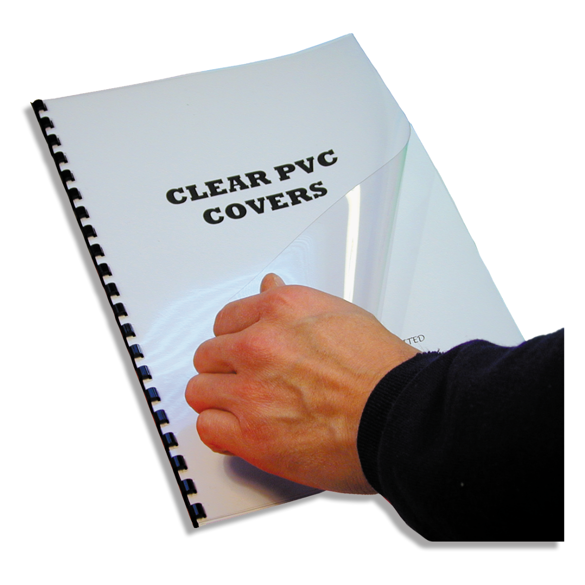 Original PVC Binding Cover A4 Clear 150 MIC 5595 210X297 Pack of 100's