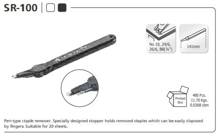Kangaro Stapler Remover SR100