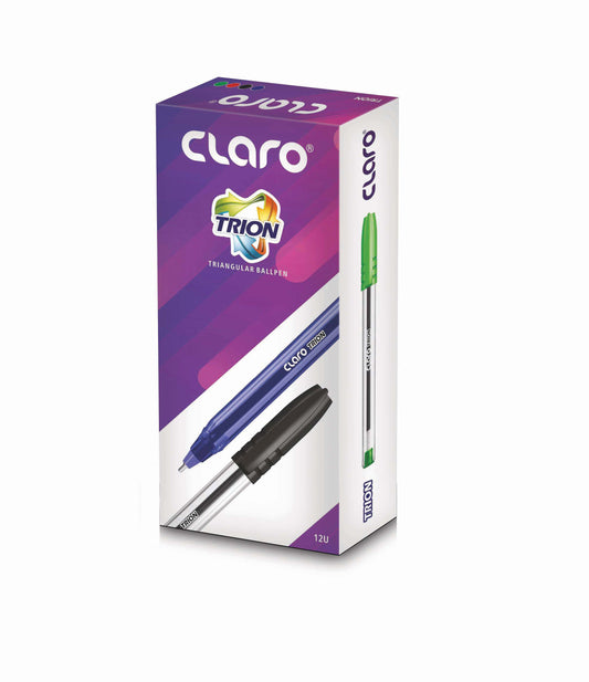 Trion Triangular Ball Pen - 10 Pcs Box - 1.0 mm