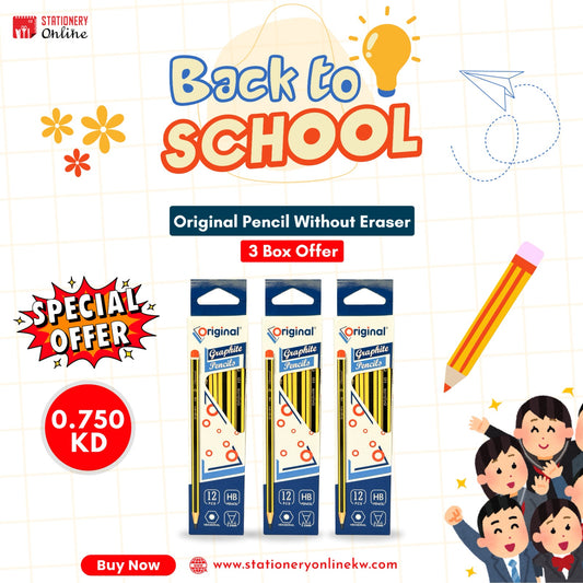 Original® Graphite Pencils 3 Box Back to School Offer