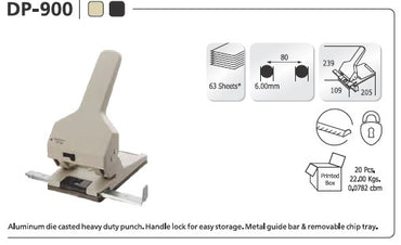 Kangaro Paper Punch 63 Sheets DP 900