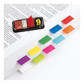 3M Post-it® Flags Value Pack ، برتقالي ، 1 بوصة عرض ، 50 / موزع