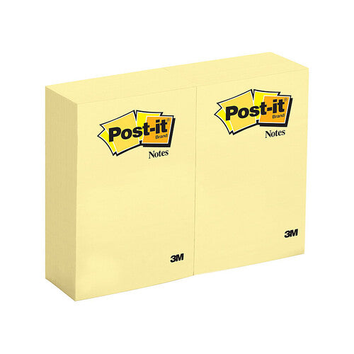 3M Post-it® Notes 659, 4 in x 6 in (102 mm x 152 mm) Canary Yellow Dozen