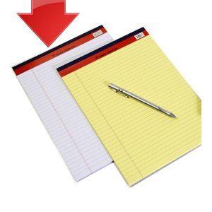 Sinarline Legal Pads 5x8 inch
