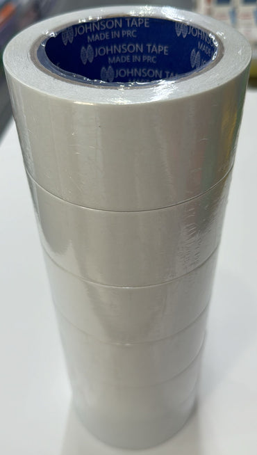 Johnson-Double Side Tissue/Paper Tape 2"-20 White