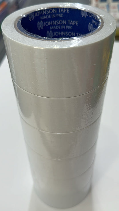 Johnson-Double Side Tissue/Paper Tape 2"-20 White