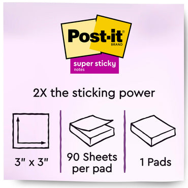 ملاحظات 3M Post-it® المنبثقة Canary Yellow R330. 3 × 3 بوصة (76 مم × 76 مم) ، 90 ورقة / وسادة ، 12 وسادة / عبوة