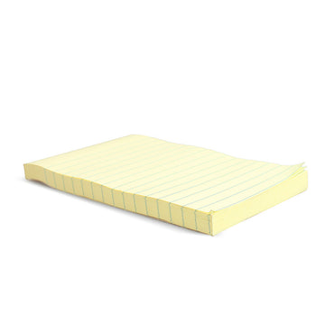 3M Post-it® Notes Canary Yellow 660.4 × 6 بوصة (101 مم × 152 مم). 100 ورقة / وسادة ، 12 فوطة / عبوة. دزينة مبطنة