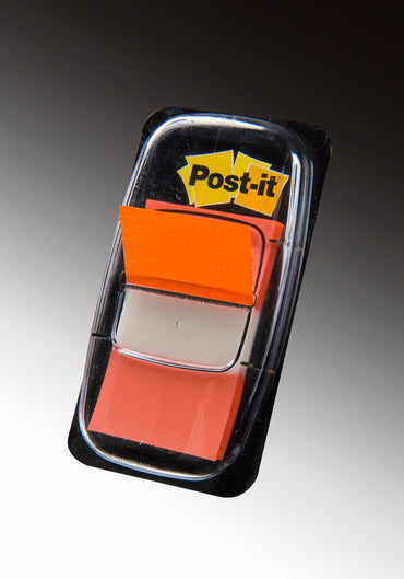 3M Post-it® Flags Value Pack ، برتقالي ، 1 بوصة عرض ، 50 / موزع