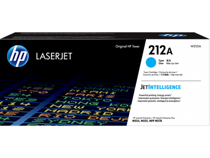 HP 212A Cyan Original LaserJet Toner Cartridge (W2121A)