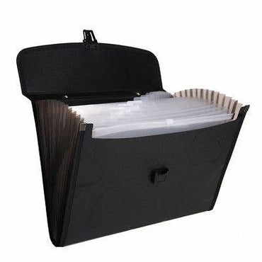 مجلد ملفات قابل للتوسيع مكون من 24 جيبًا بمقبض 1-14