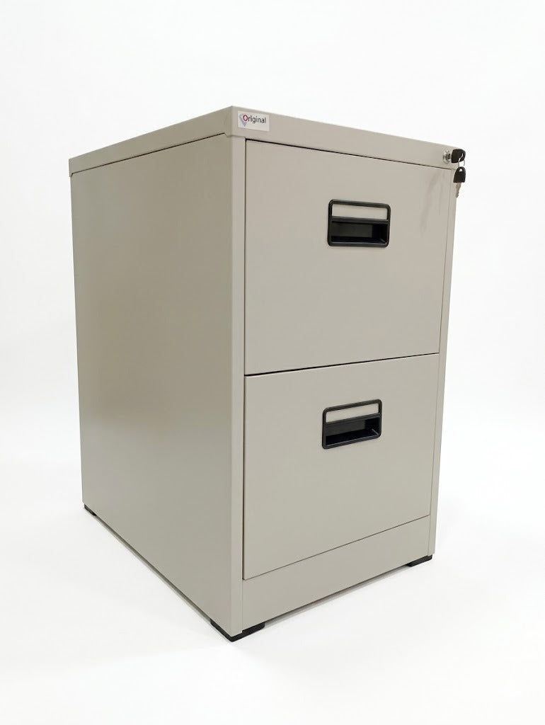 2 Drawer Metal File Cabinet – Stationery Online KW